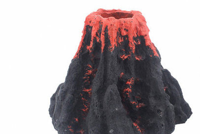 Vulkaani kaunistus - akvaariumi jaoks