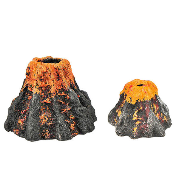 Decorarea vulcanului pentru acvariu mai multe modele