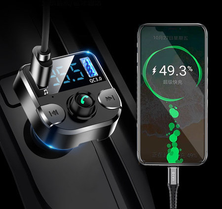 Πομπός αυτοκινήτου με MP3 player και Bluetooth