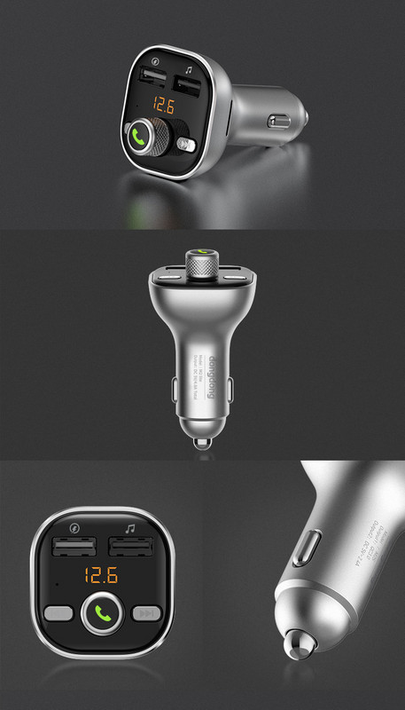 Τρανσίμετρο με δέκτη Bluetooth 5.0 και MP3 player για αυτοκίνητα