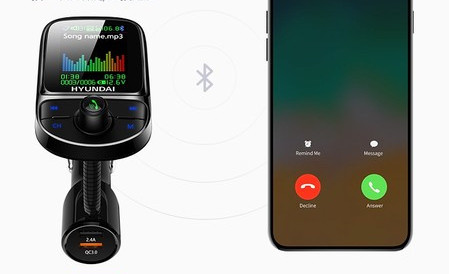 Modernus bluetooth automobilinis imtuvas – mp3 atkūrimas