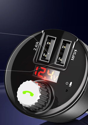 Auto MP3 saatja Bluetoothi ja USB pesaga