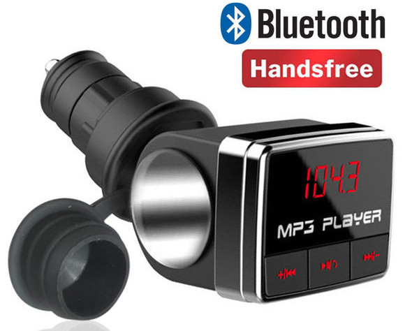 Transmițător auto cu Bluetooth, MP3 player și radio FM