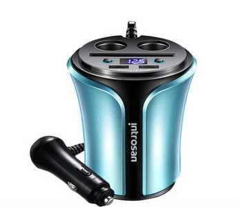 Încărcător pentru brichetă cu trei porturi USB