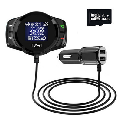 Transmițător auto multifuncțional cu MP3 player și Bluetooth