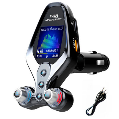 Πομπός αυτοκινήτου με MP3 player και κάρτα AUX