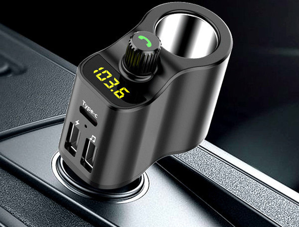 Transmițător auto cu USB dual și player muzical MP3