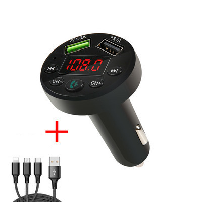 Transmițător auto cu MP3 player, Bluetooth și port USB