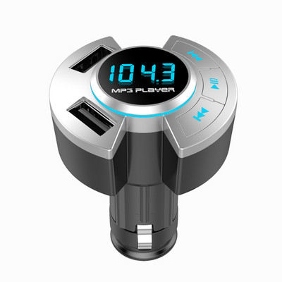 Πομπός MP3 με δύο θύρες USB για αυτοκίνητο
