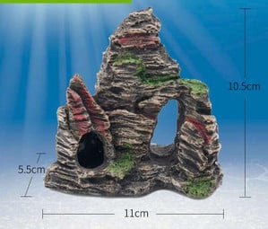 Rohelusega dekoratiivsed kivid akvaariumi jaoks