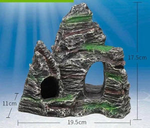 Rohelusega dekoratiivsed kivid akvaariumi jaoks