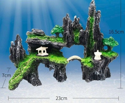 Rohelusega dekoratiivsed kivid akvaariumi jaoks