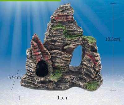 Rohelusega dekoratiivsed kivid akvaariumi jaoks