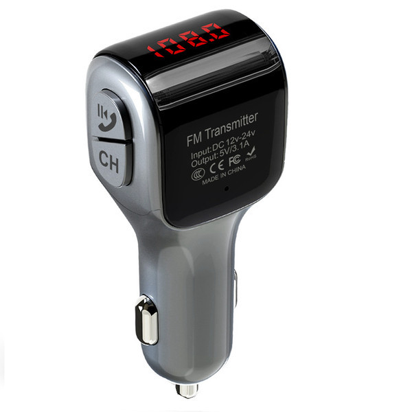 Transmițător de muzică MP3 cu două porturi USB