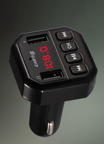 Transmițător MP3 auto cu Bluetooth și transmițător FM
