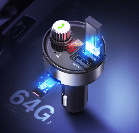 MP3 automängija bluetooth laadijaga