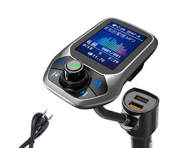 U-kaardi ja Bluetooth vastuvõtjaga saatja autole