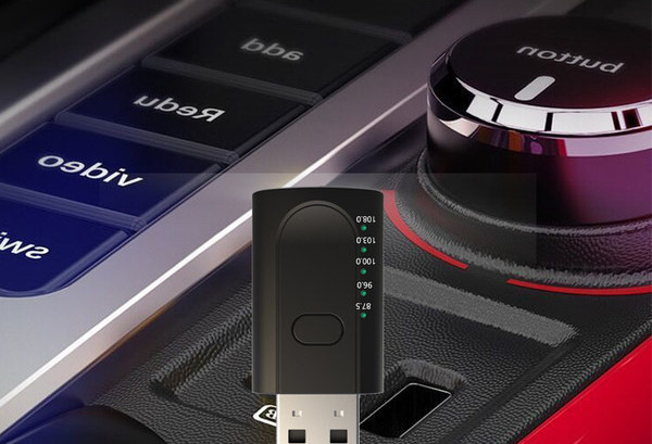 Δέκτης Bluetooth αυτοκινήτου με στερεοφωνικό πομπό FM διπλής εξόδου