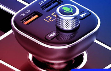 Δέκτης Bluetooth αυτοκινήτου με πομπό FM