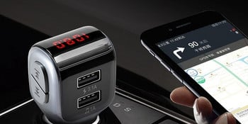 Πομπός αυτοκινήτου με συσκευή αναπαραγωγής μουσικής και δέκτη Bluetooth