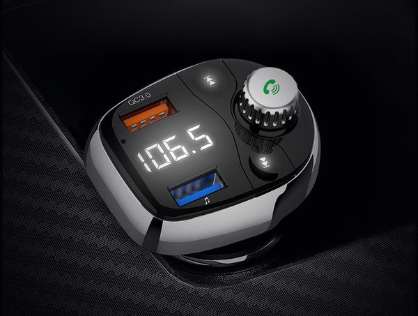 Auto Bluetooth MP3 Player U disk muusikaauto QC3.0 kiirlaadija laadija tasuta vastuvõtja FM kiirgus