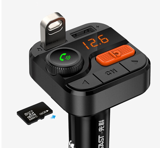 Transmițător USB cu transmițător FM