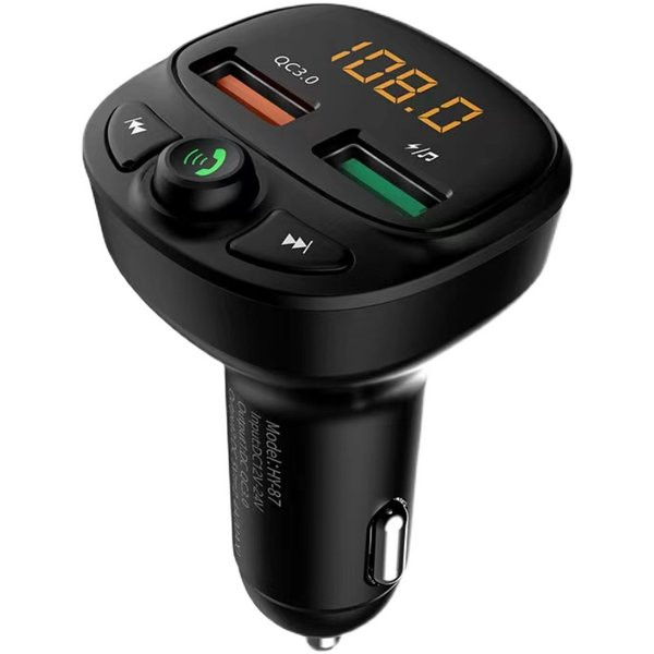 Autosaatja telefonilaadija ja muusikapleieriga