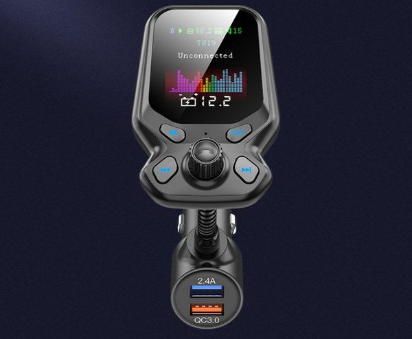 Autosaatja telefonilaadija ja MP3 mängijaga