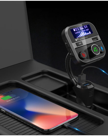 Bluetooth saatja mp3 mängija ja mobiiltelefoni laadija