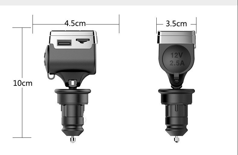 Auto raidītājs ar telefona lādētāju un mūzikas atskaņotāju