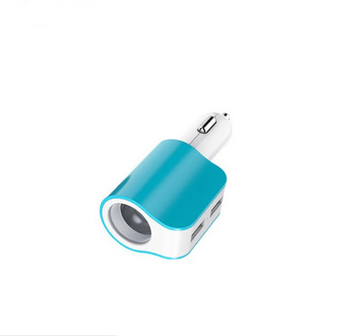 Kahe USB-toiteallikaga autolaadija