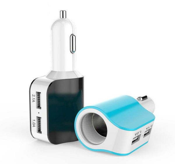 Φορτιστής αυτοκινήτου με διπλό τροφοδοτικό USB