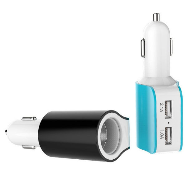 Φορτιστής αυτοκινήτου με διπλό τροφοδοτικό USB