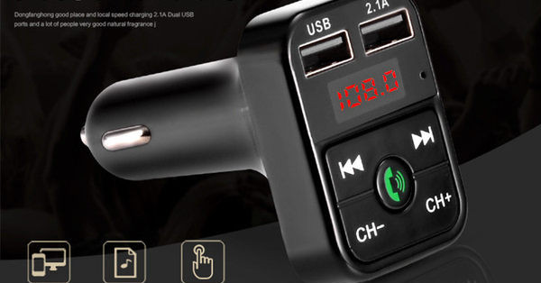 Φορτιστής USB αυτοκινήτου με bluetooth mp3