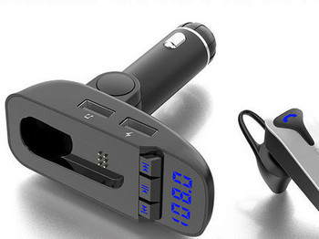Ακουστικά Bluetooth MP3 αυτοκινήτου Hands Free