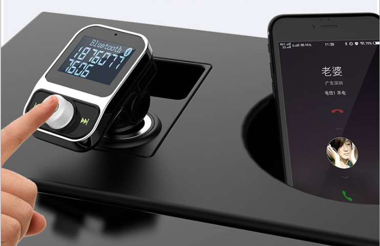 Auto transimeeter Bluetooth vastuvõtja ja MP3 mängijaga