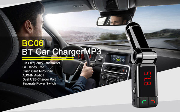 Transmițător auto cu MP3 player și Bluetooth