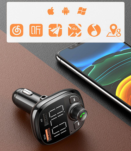 Auto bluetooth-vastuvõtja mp3-mängija ja FM-raadio