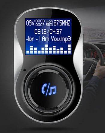 Δέκτης MP3 bluetooth αυτοκινήτου και ραδιόφωνο FM