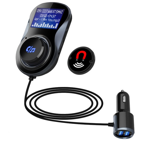 Automobilinis Bluetooth MP3 imtuvas ir FM radijas