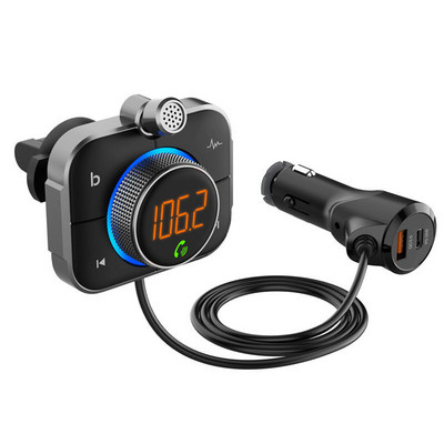 Odašiljač s bluetooth brzim punjačem