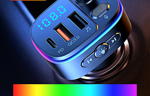 Bluetooth mp3 mängija ja autolaadija TYPEC + QC3.0