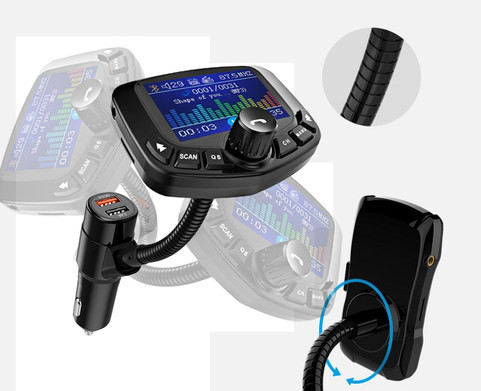 Autosaatja Bluetooth vastuvõtja ja U-kettaga