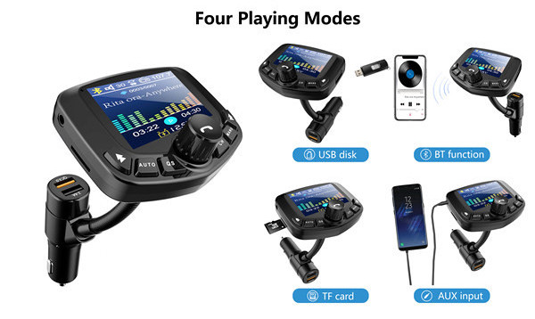 Autosaatja Bluetooth vastuvõtja ja U-kettaga