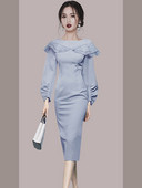 Elegantne liibuv naiste kleidimudel