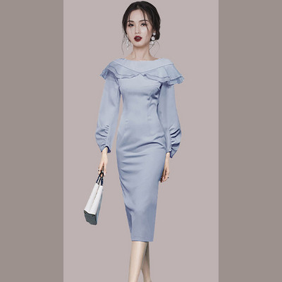 Elegantne liibuv naiste kleidimudel