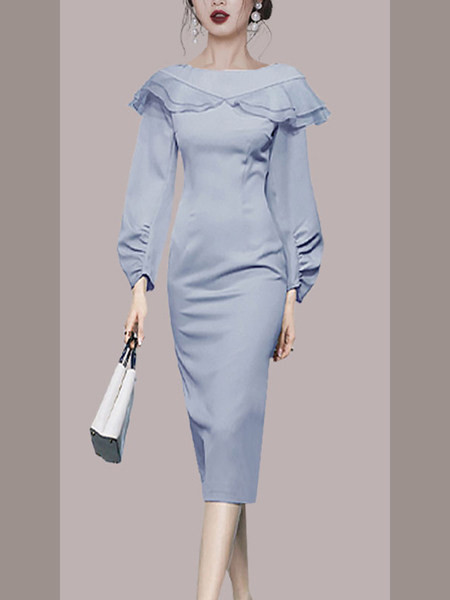 Elegantne liibuv naiste kleidimudel