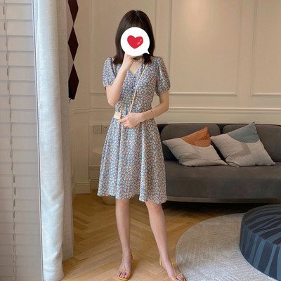 Rochie casual de dama cu model floral