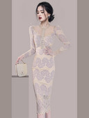 Moodne naiste pikk pitskleit