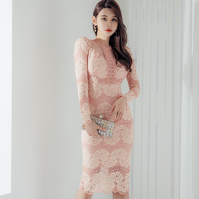 Moodne naiste pikk pitskleit